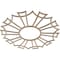 Ekena Millwork Augustus Wood Fretwork Pierced Ceiling Medallion, Hickory, 18"OD x 6 3/8"ID x 3/8"T CMWP18X18X0375AUHI - alternate 2